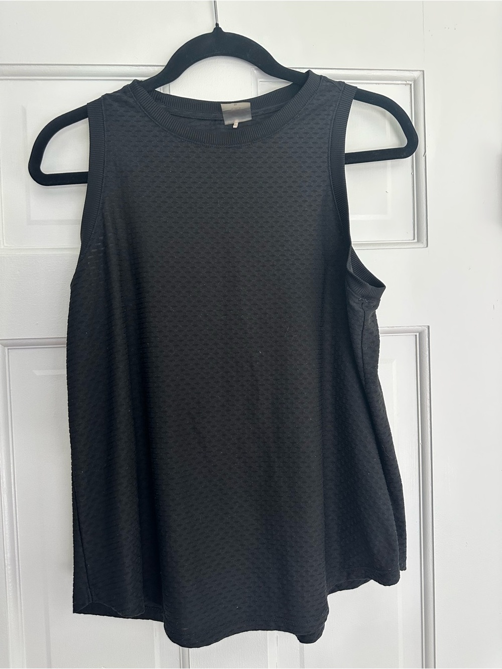 CALIA by Carrie Underwood Black Textured Women's Tank Top sz S
